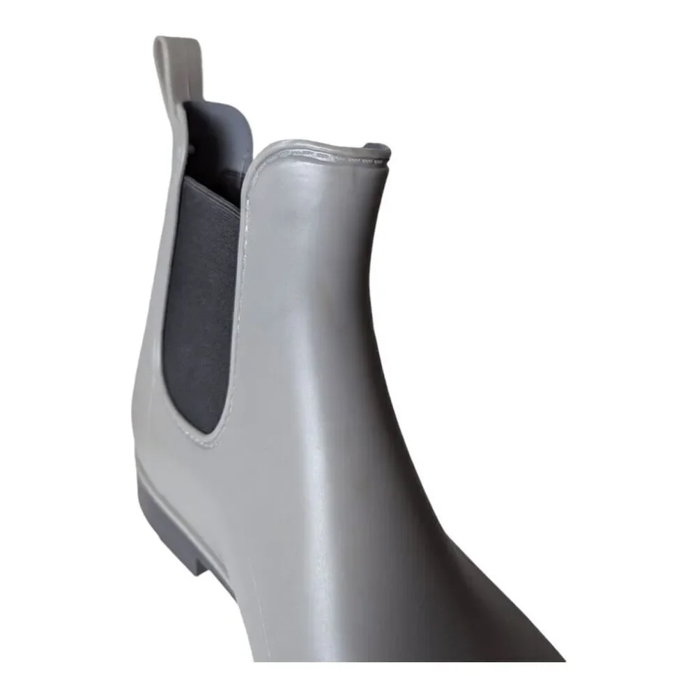 NWD SAM EDELMAN Tinsley Rain Boot In Dove Grey Size 11